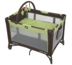 Berço Portátil Graco Marrom com Verde (valor inicial 5 dias)