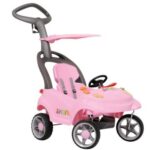 Carrinho Smart Baby Rosa com Assento Reclinável (Valor inicial para 15 dias)