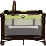 Berço Portátil Graco Marrom com Verde (valor inicial 5 dias) - Imagem 2