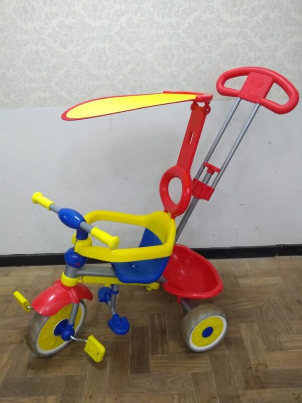 triciclo colorido promo Triciclo Carrinho Velotrol Colorido Promo à venda (bazar / desapego) - Imagem 1